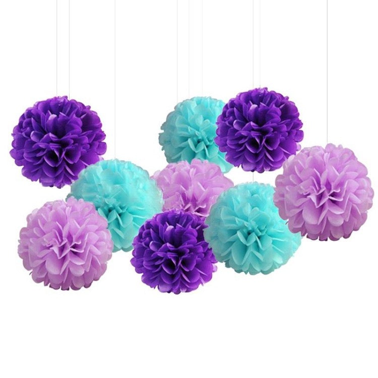 Purple Mermaid Party Decorations Set - iKids