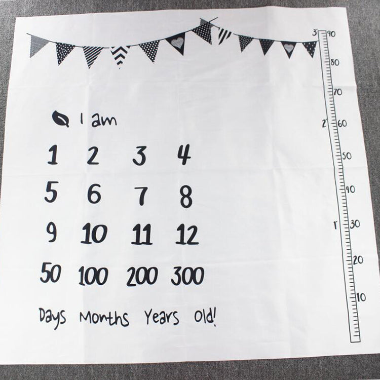 Baby Monthly Blanket Flag - iKids