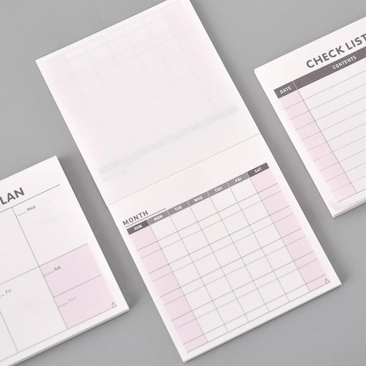 Weekly Calendar Sticky Notes - iKids