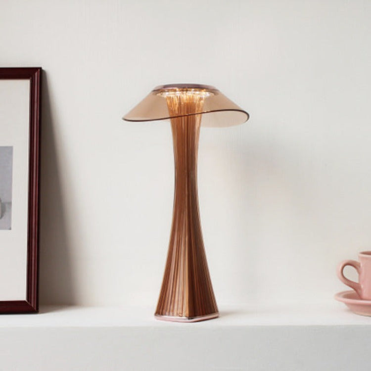 Aurora Mushroom Table Lamp | Rose Gold - iKids
