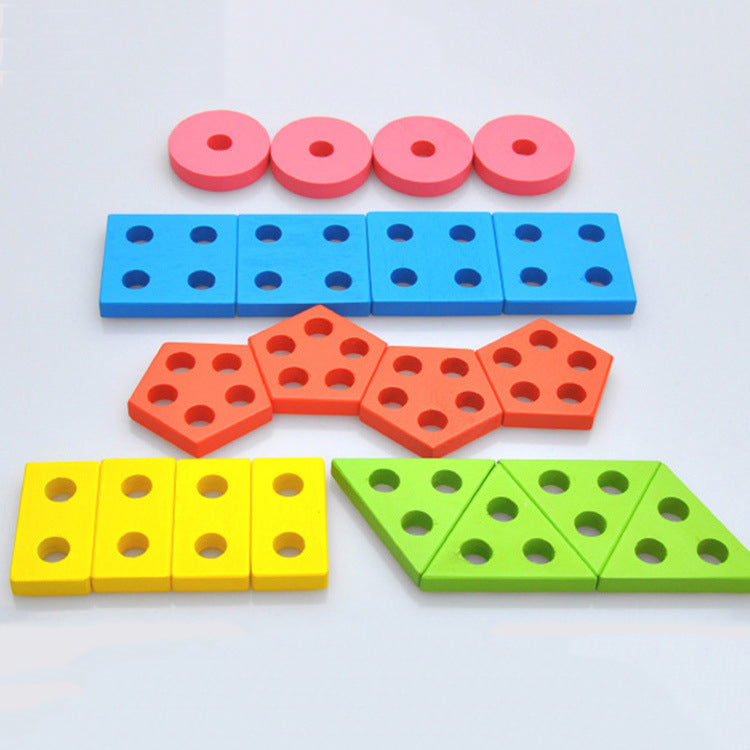 Geometric Shapes Pairing Block - iKids