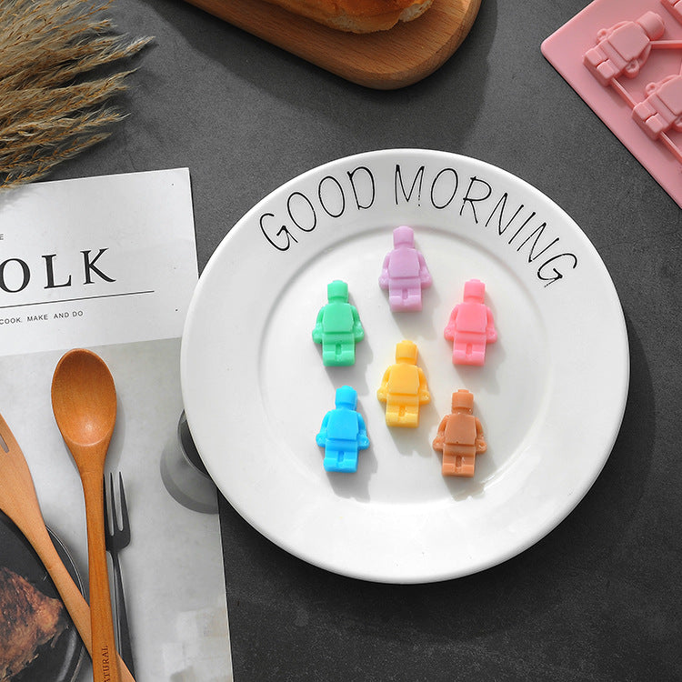 Baby Food Silicone Mold 8 Robot - iKids