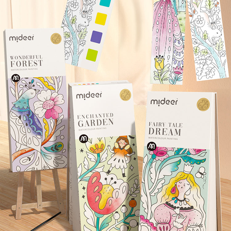 Mideer Paint With Water Booklet | Wonderful Forest - iKids