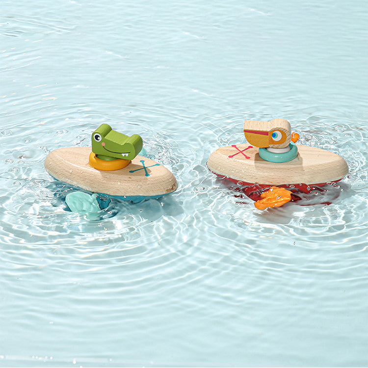 Baby Wooden Bath Toy Set - iKids