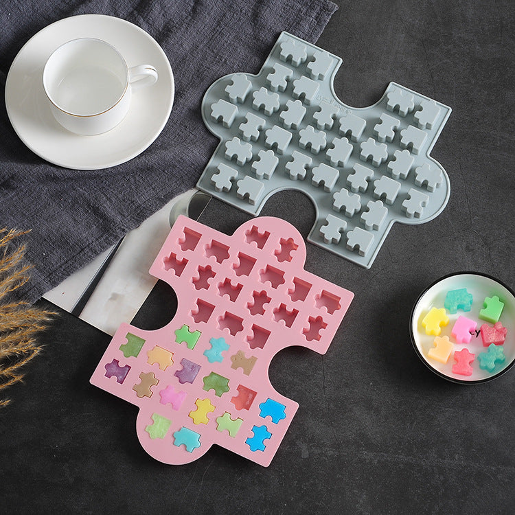Baby Food Silicone Mold 34 Puzzle - iKids