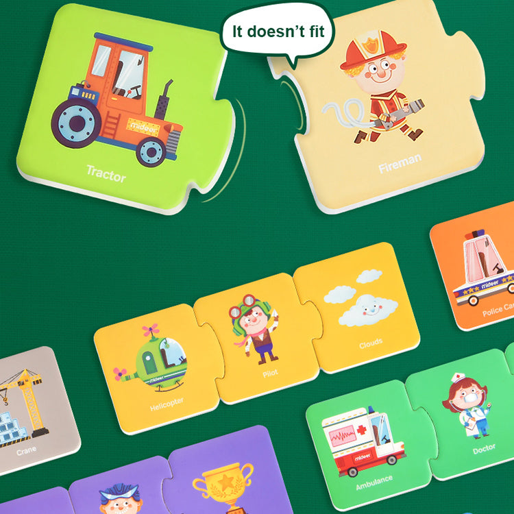 Mideer Matching Puzzle | Professions - iKids