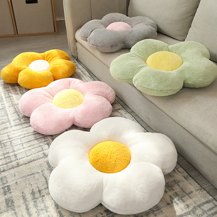 Cute Flower Cushion | Grey - iKids