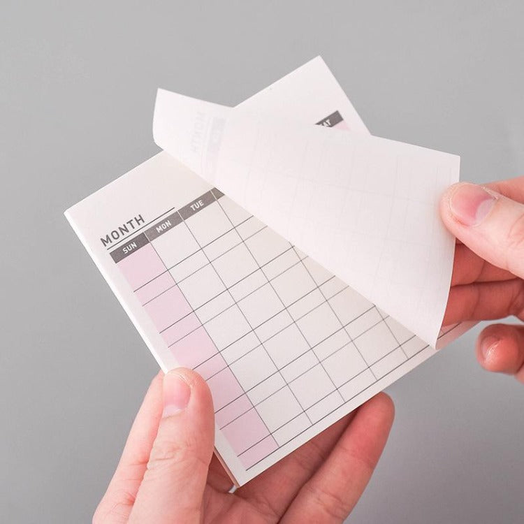 Monthly Calendar Sticky Notes - iKids