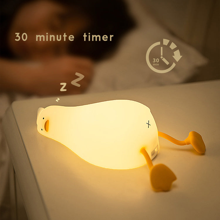 Lying Duck Silicone Night Light - iKids