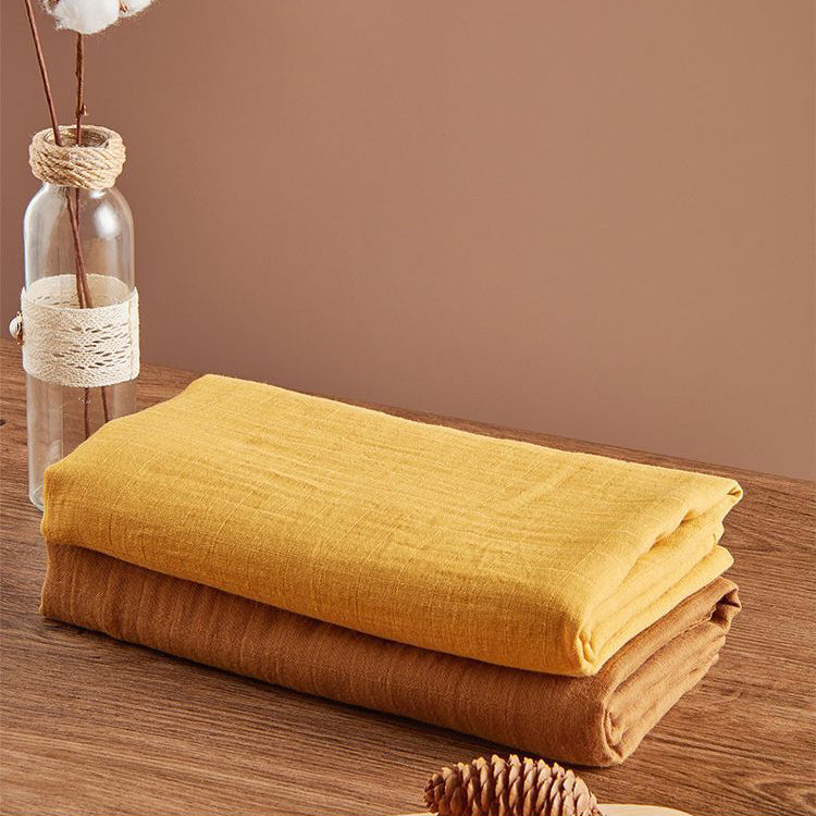 Bamboo Swaddle Blanket Orange - iKids
