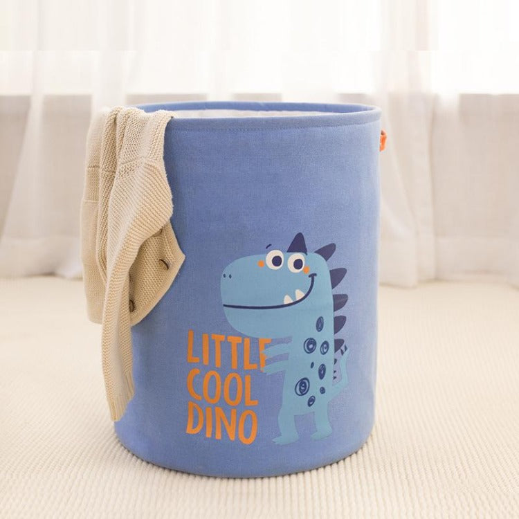 Dinosaur Storage Basket Blue - iKids