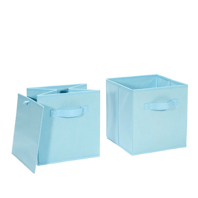 Foldable Storage Boxes Blue - iKids