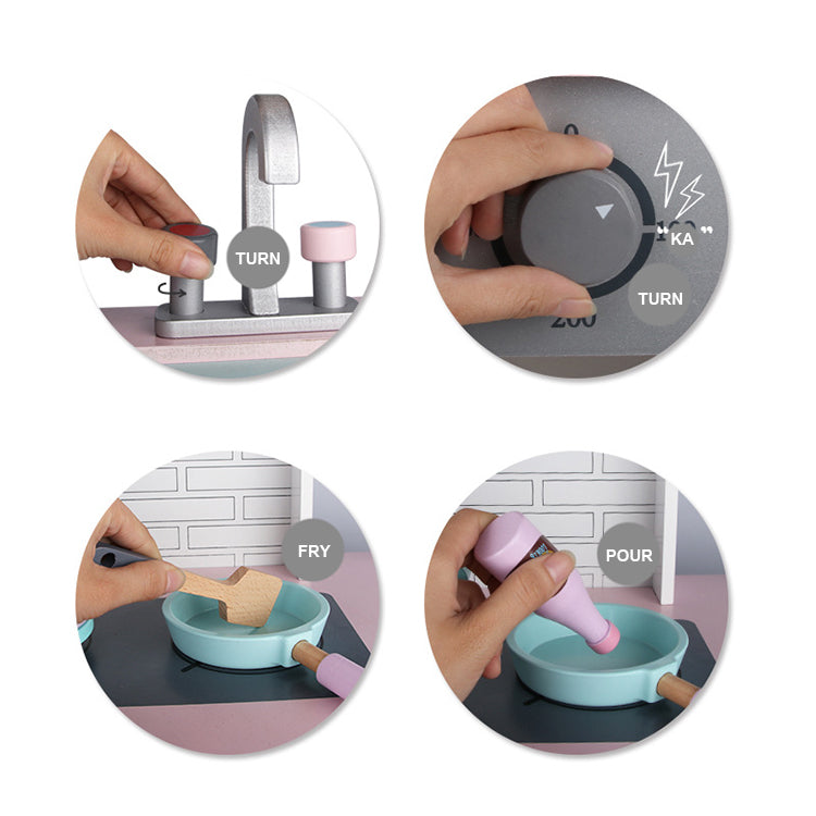 Modern Kitchen Pretend Play Toy - iKids