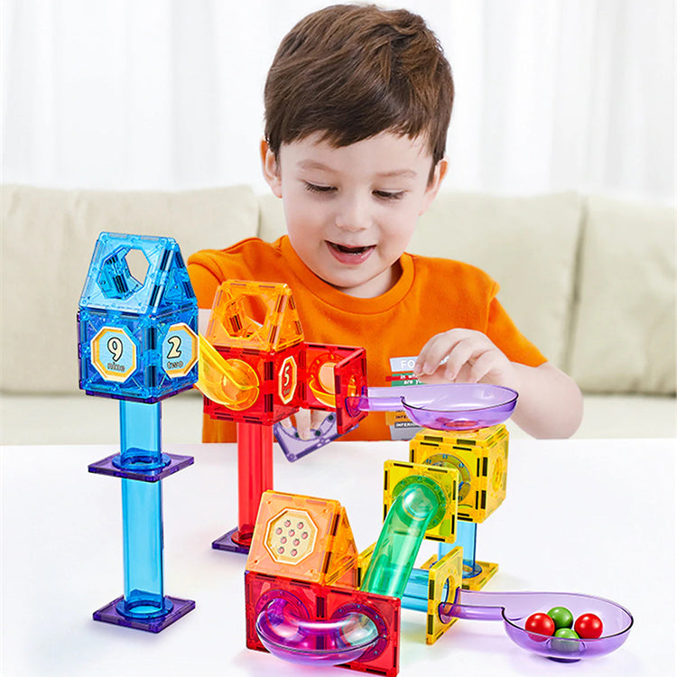 3D Magnetic Building Tiles | 178 Pcs - iKids