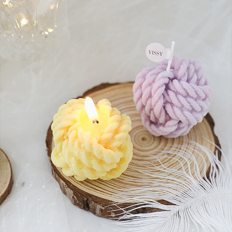 Scented Candle | Purple Ball of Yarn - iKids