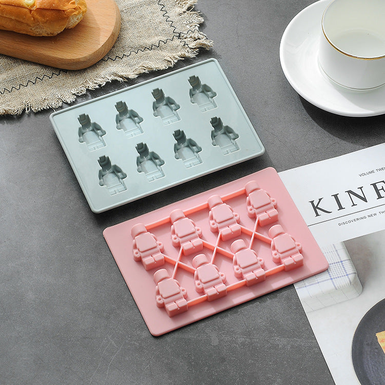 Baby Food Silicone Mold 8 Robot - iKids