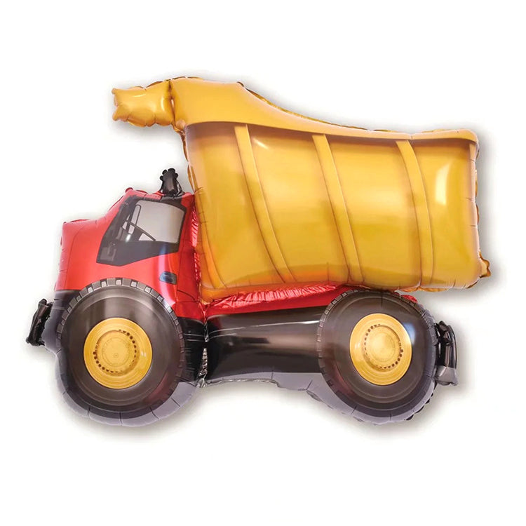 Construction Truck Birthday Party Decorations Balloons - iKids