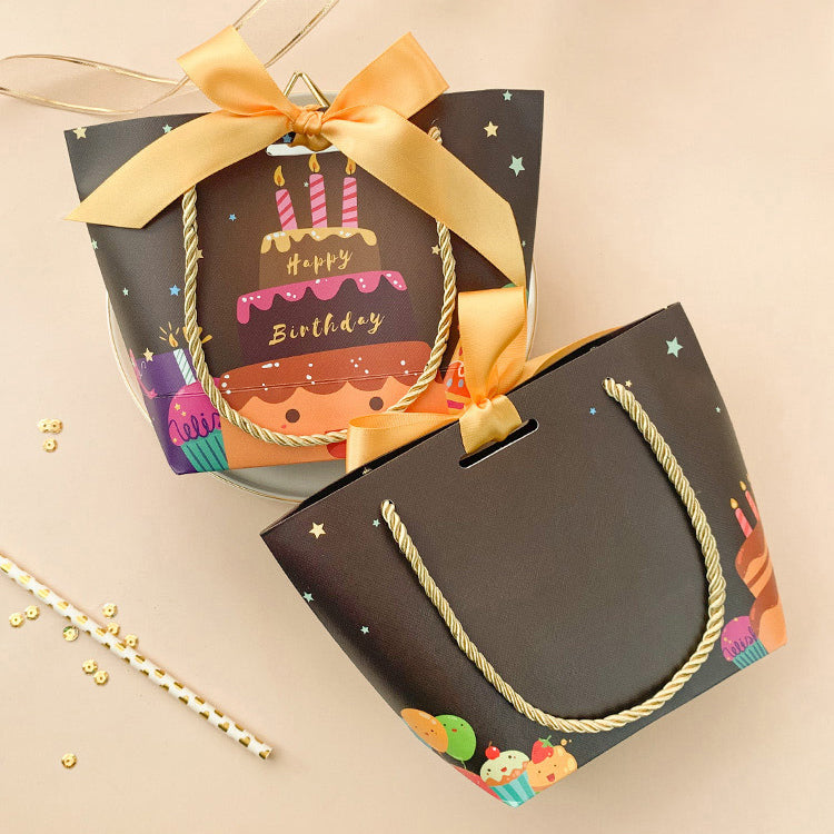 Bowknot Carrying Gift Bag | Happy Birthday
