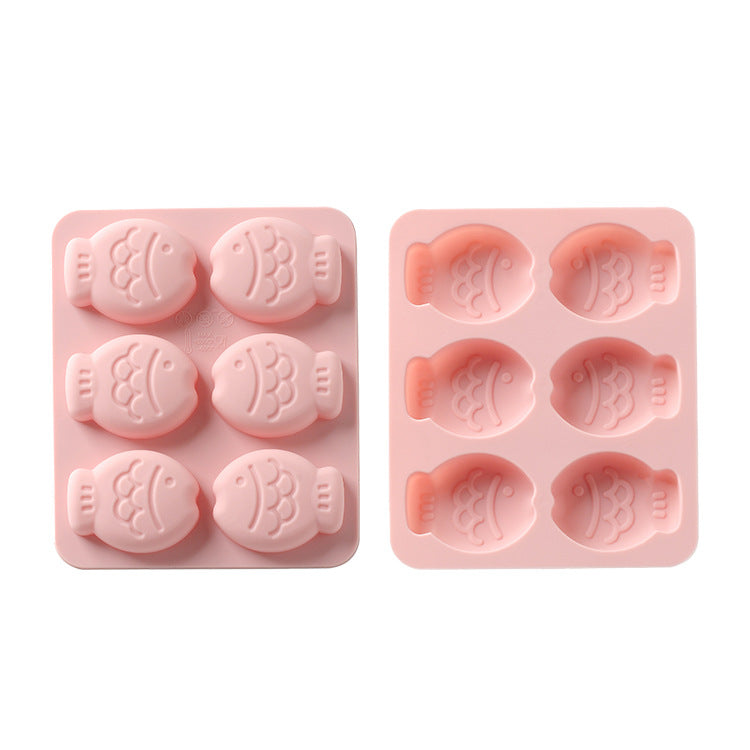 Silicone Mould 6 Fish - iKids