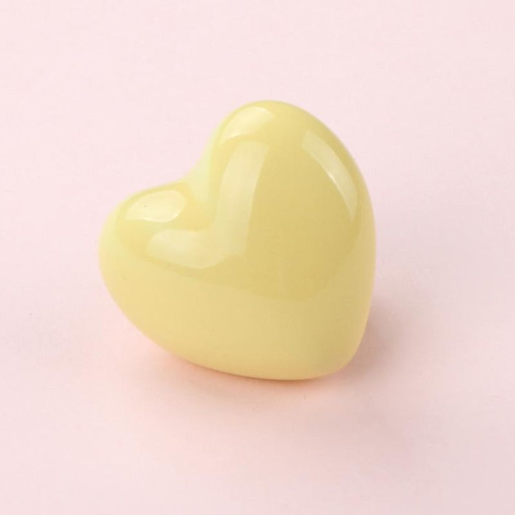 Heart Knob Yellow - iKids