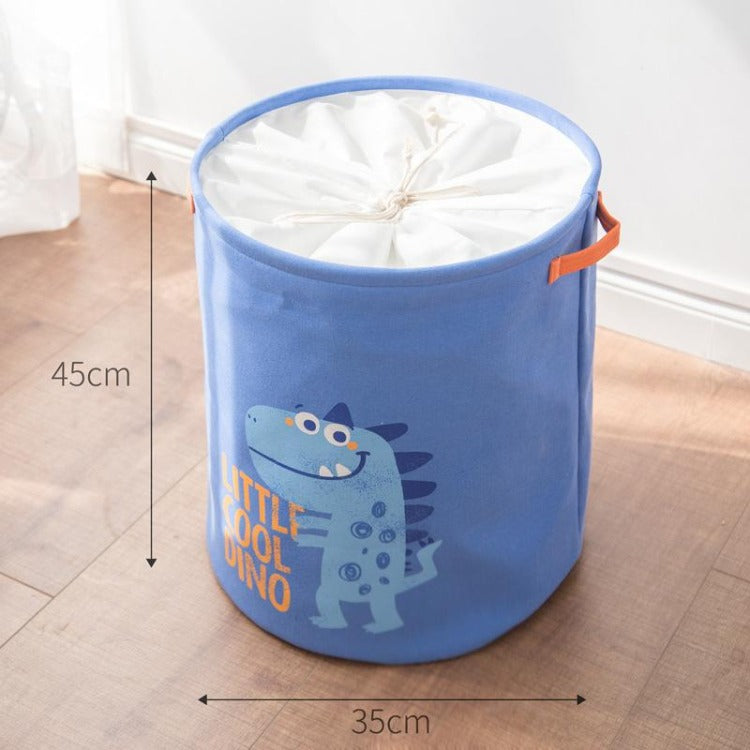 Dinosaur Storage Basket Blue