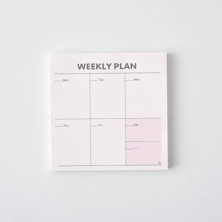 Weekly Calendar Sticky Notes - iKids