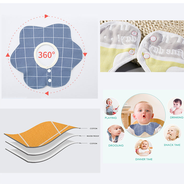 Flower Bibs 4 Pack | Fresh - iKids