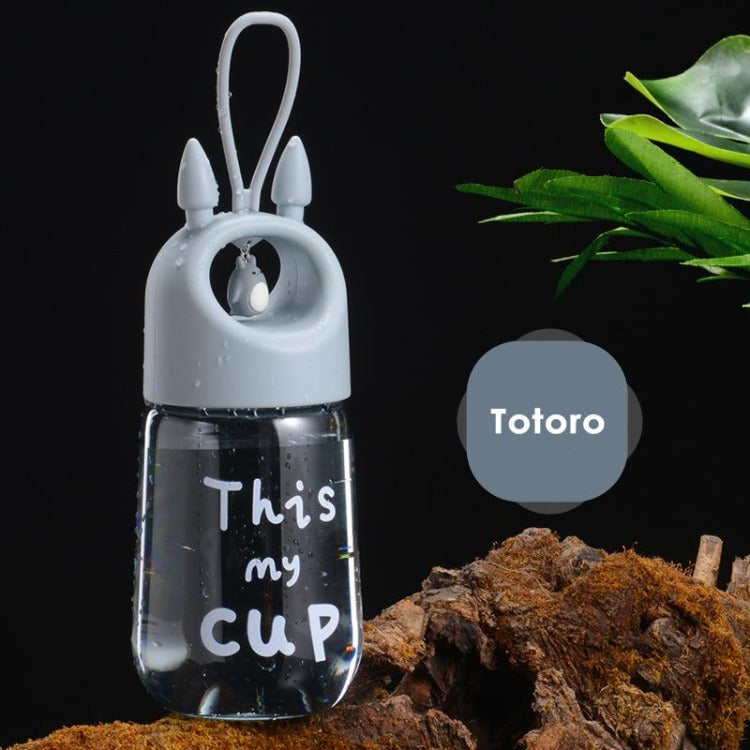 Shaking Cup Drinking Bottle Grey - iKids