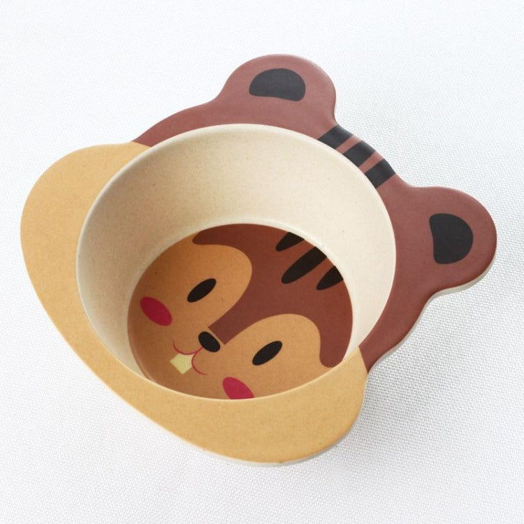 Bamboo Fiber Bowl Squirrel - iKids
