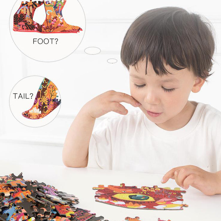 Mideer Animal Shaped Puzzle – Dinosaur World - iKids