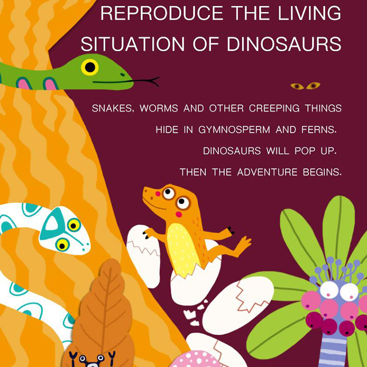 Mideer Animal Shaped Puzzle – Dinosaur World - iKids