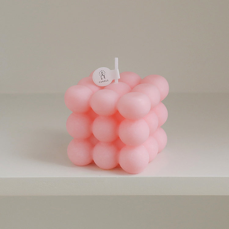 Scented Candle | Pink Bubble Cube - iKids
