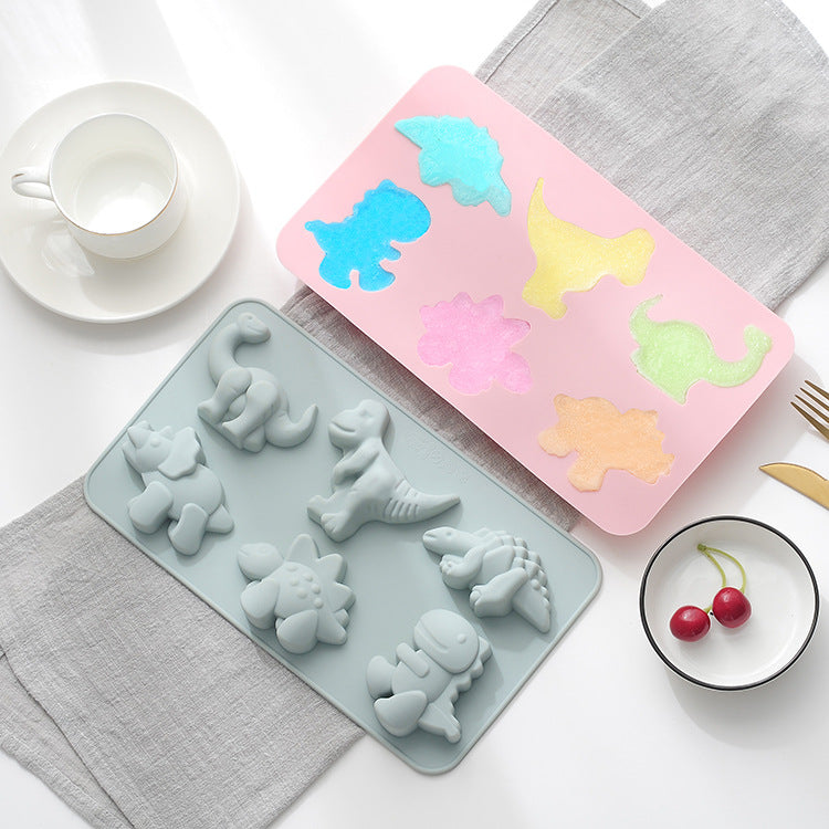 Baby Food Silicone Mold 6 Dinosaur - iKids