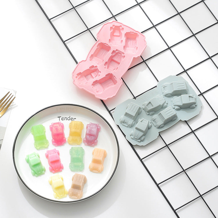 Baby Food Silicone Mold 6 Car - iKids
