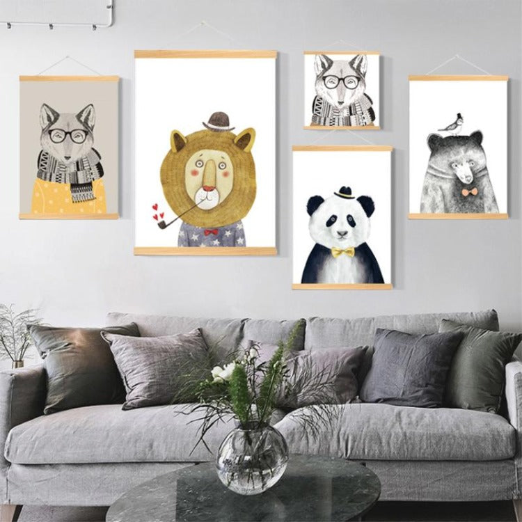 Poster Hanger Frame - Nordic Panda - iKids