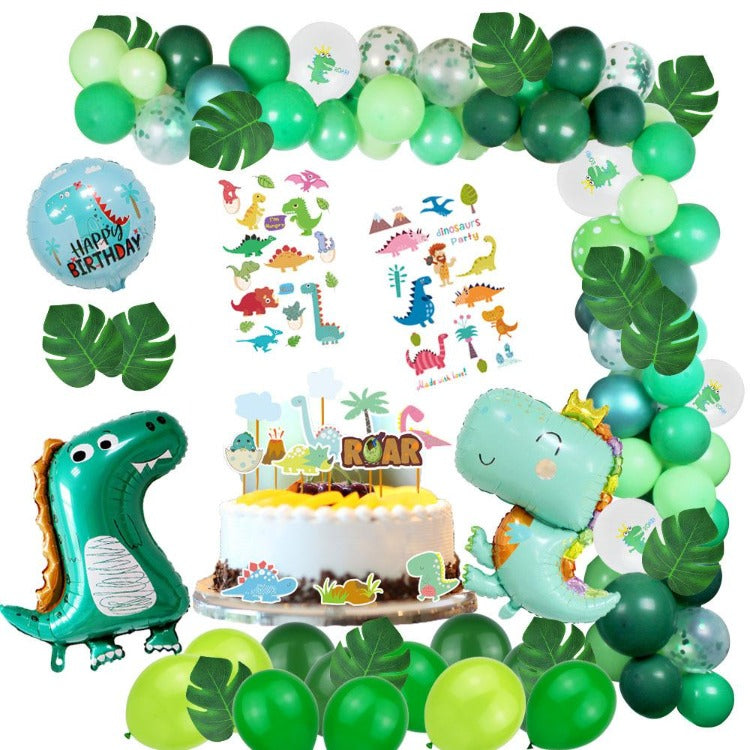 Cute Dinosaur Theme Party Decorations Balloons - iKids