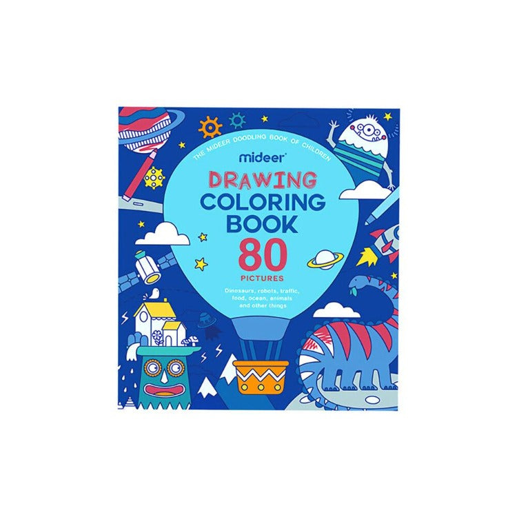 Mideer Drawing Coloring Book - Blue Balloon Adventure - iKids