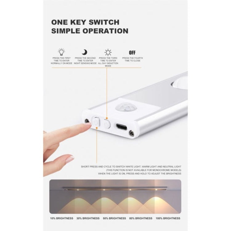 3 Ways Rechargeable Motion Sensor LED Light - iKids