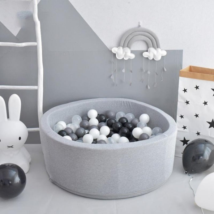 Baby Round Balls Pool Grey - iKids