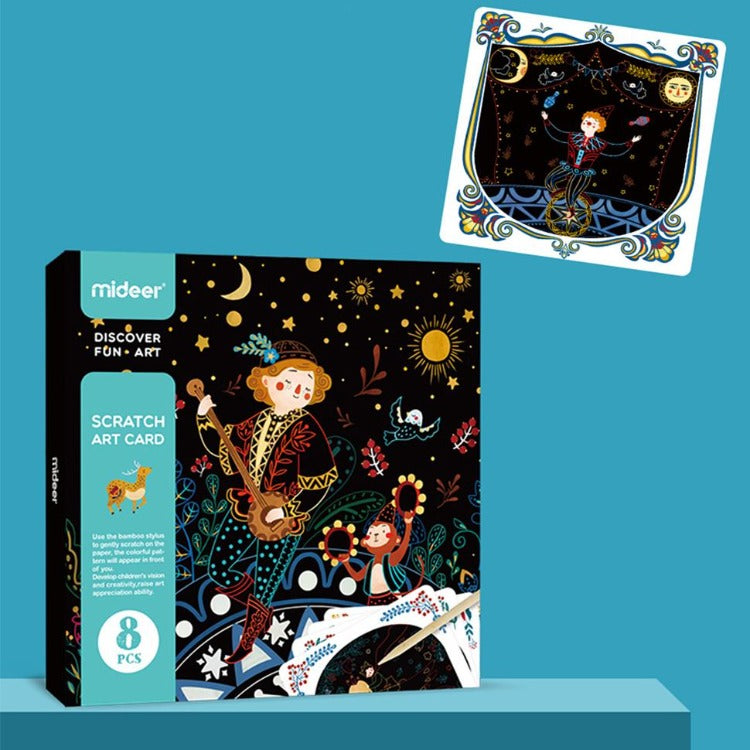 Mideer Scratch Art Card - iKids