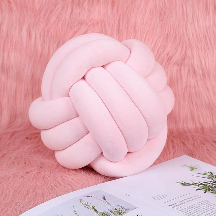 Knot Ball Cushion Pink - iKids