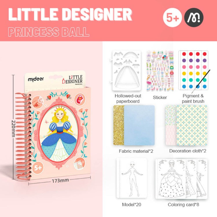 Mideer Little Designer Make-Your-Own-Dress | Princess Ball - iKids