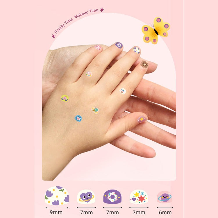 Magic Mirror Theme Nail Stickers | Flower Princess MD4200 - iKids