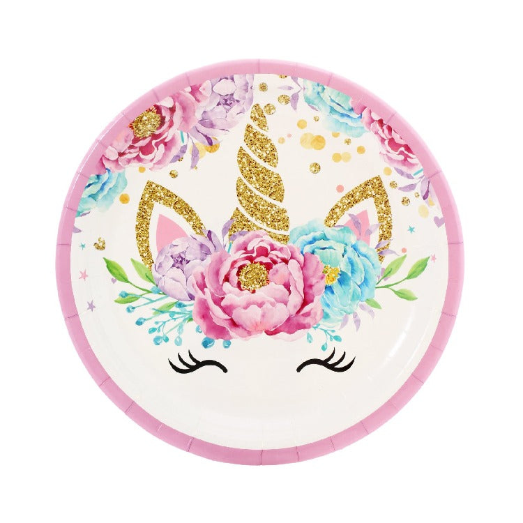 Birthday Party Tableware | Unicorn | 16 Guests - iKids