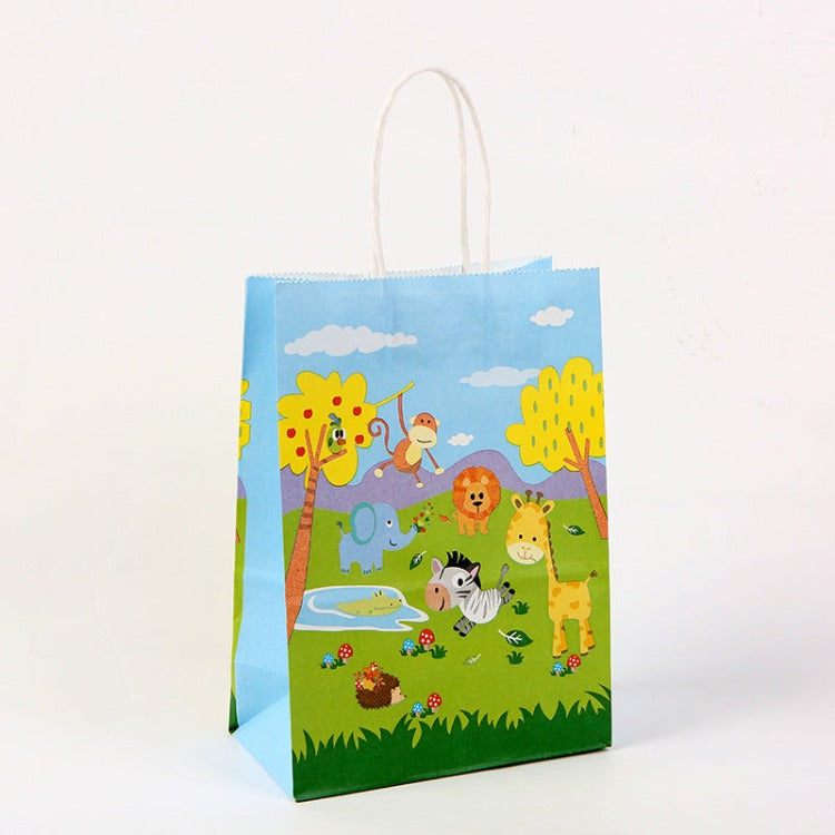 Paper Party Bag | Zoo | 12 Pcs - iKids
